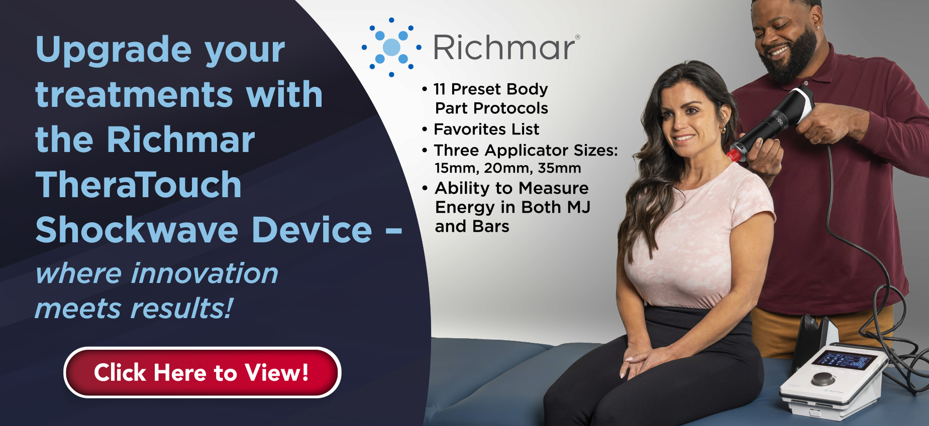 New Richmar SW1 Shockwave Therapy